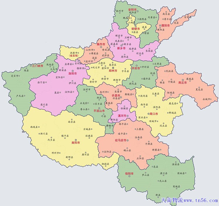 河南省地圖www.zjxkcy.com